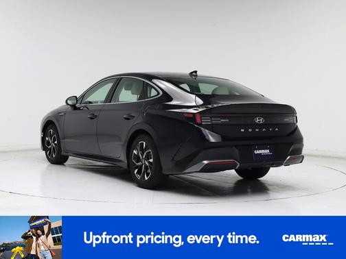 Black 2025 Hyundai SONATA SEL