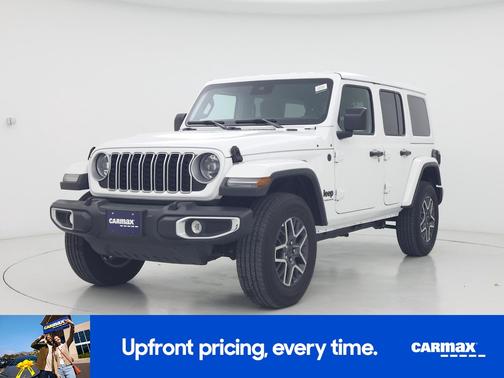 White 2025 Jeep Wrangler Sahara