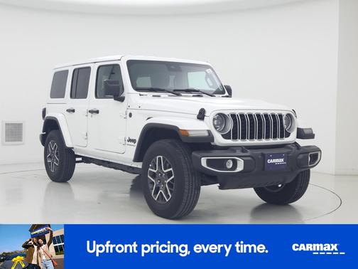 White 2025 Jeep Wrangler Sahara