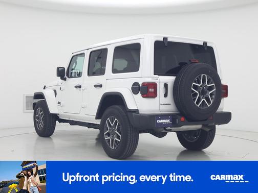 White 2025 Jeep Wrangler Sahara