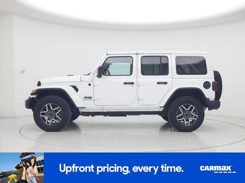 White 2025 Jeep Wrangler Sahara