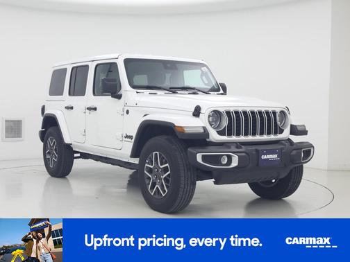 White 2025 Jeep Wrangler Sahara