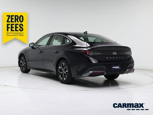 Black 2025 Hyundai SONATA SEL
