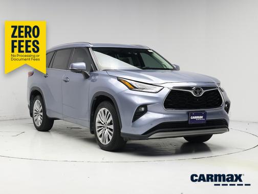 Blue 2023 Toyota Highlander Platinum