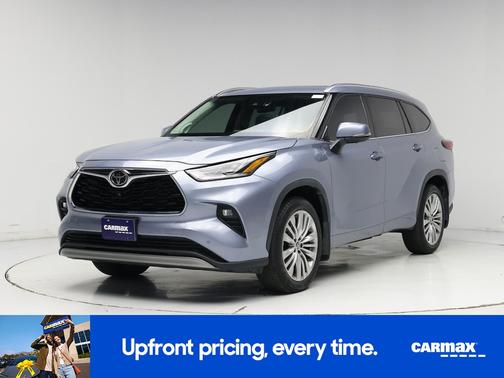 Blue 2023 Toyota Highlander Platinum