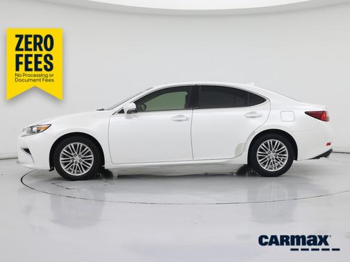 White 2017 Lexus ES 350