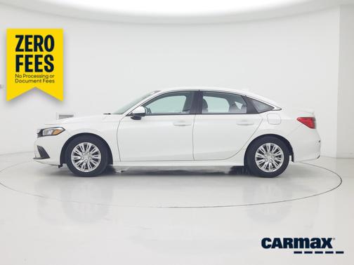 White 2024 Honda Civic LX