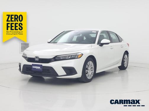 White 2024 Honda Civic LX