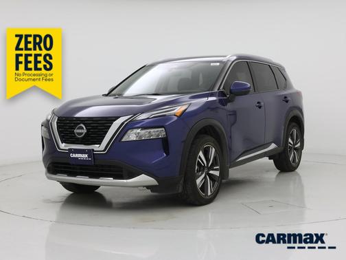 Blue 2023 Nissan Rogue Platinum