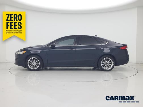 Blue 2020 Ford Fusion Hybrid SE