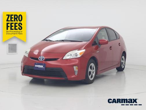 Red 2014 Toyota Prius Three