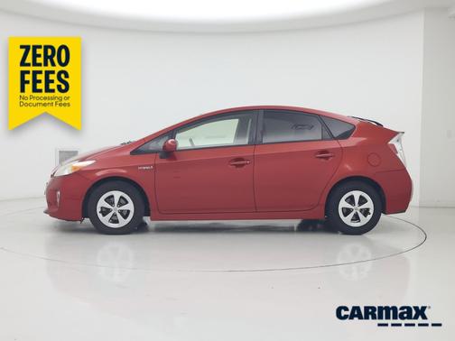 Red 2014 Toyota Prius Three