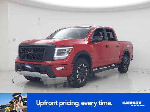 Red 2021 Nissan Titan PRO-4X