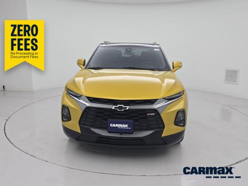 Yellow 2022 Chevrolet Blazer RS
