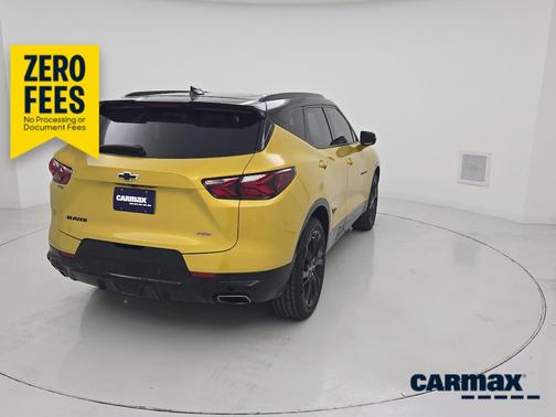 Yellow 2022 Chevrolet Blazer RS