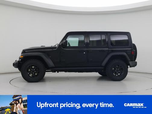 Black 2022 Jeep Wrangler Unlimited Willys