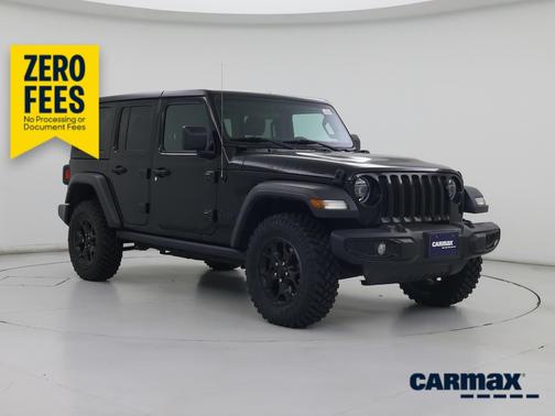 Black 2022 Jeep Wrangler Unlimited Willys