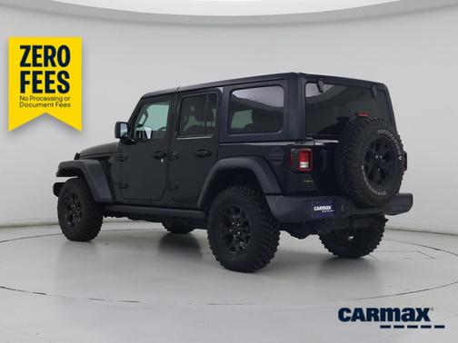 Black 2022 Jeep Wrangler Unlimited Willys