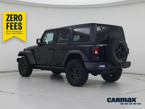 Black 2022 Jeep Wrangler Unlimited Willys
