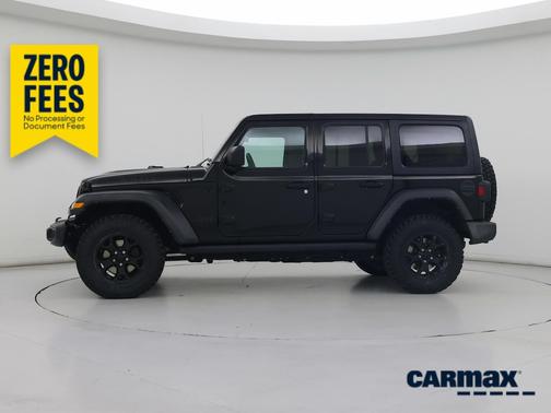 Black 2022 Jeep Wrangler Unlimited Willys