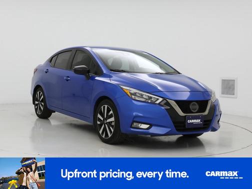 Blue 2021 Nissan Versa SR