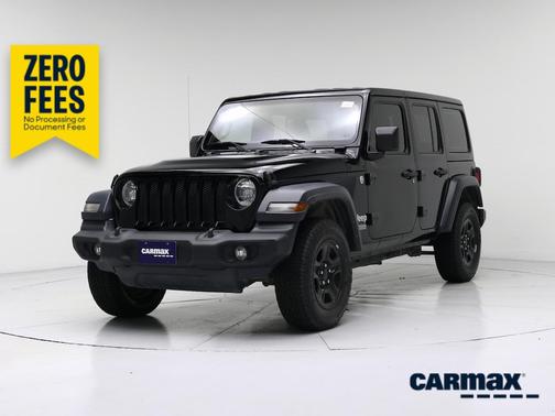 Black 2018 Jeep Wrangler All-New Unlimited Sport