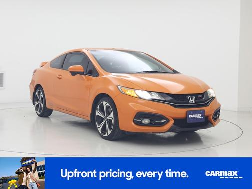 Orange 2014 Honda Civic SI
