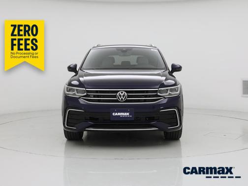 Blue 2022 Volkswagen Tiguan SEL R-Line