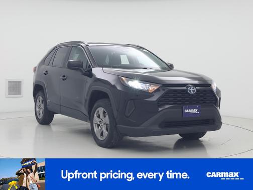 Black 2022 Toyota RAV4 Hybrid LE