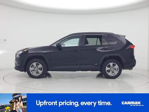 Black 2022 Toyota RAV4 Hybrid LE