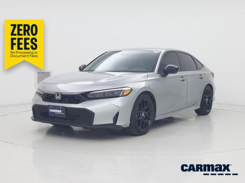 Silver 2025 Honda Civic Sport