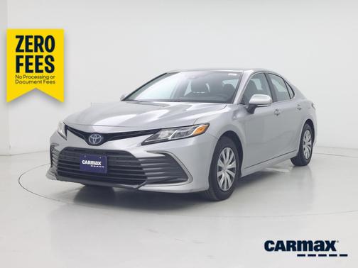 Silver 2022 Toyota Camry Hybrid LE