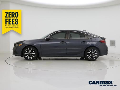 Gray 2022 Honda Civic EX-L