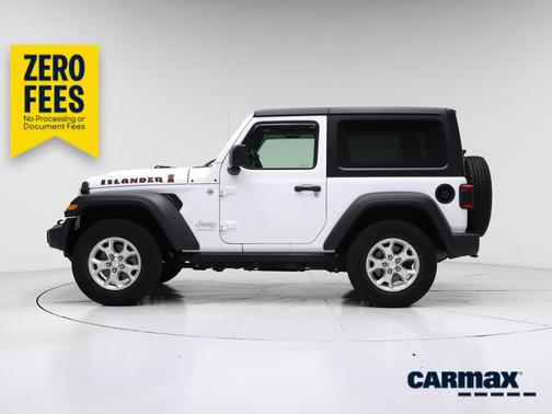 White 2021 Jeep Wrangler Islander