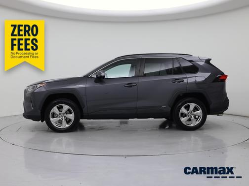 Gray 2021 Toyota RAV4 Hybrid XLE Premium