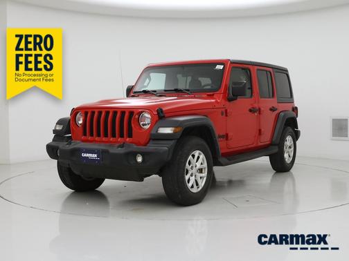 Red 2023 Jeep Wrangler Unlimited Sport S