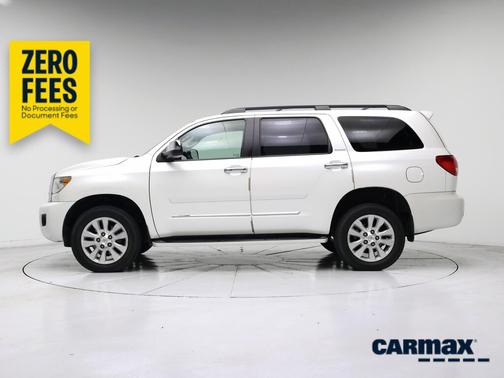 White 2017 Toyota Sequoia Platinum