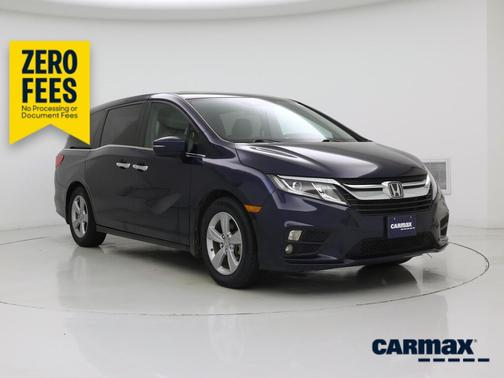 Blue 2019 Honda Odyssey EX-L