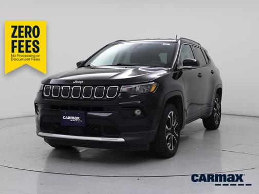 Black 2022 Jeep Compass Limited