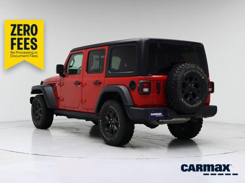 Red 2023 Jeep Wrangler Unlimited Willys
