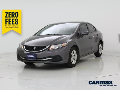 Gray 2014 Honda Civic LX