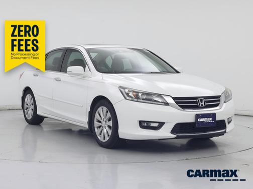 White 2015 Honda Accord EX-L