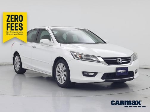 White 2015 Honda Accord EX-L