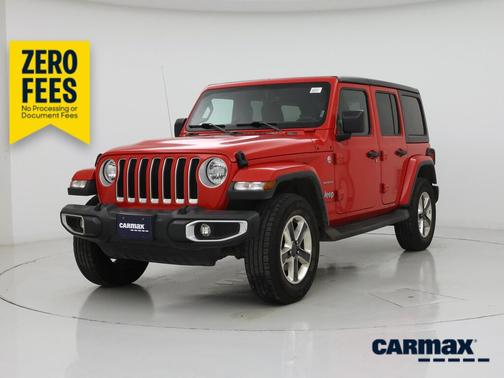 Red 2023 Jeep Wrangler Unlimited Sahara