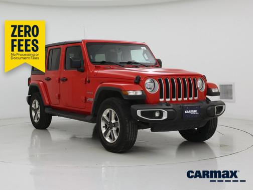 Red 2023 Jeep Wrangler Unlimited Sahara