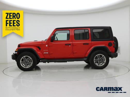Red 2023 Jeep Wrangler Unlimited Sahara