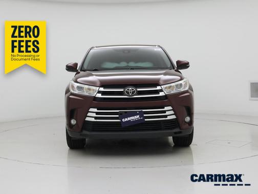 Burgundy 2017 Toyota Highlander LE Plus
