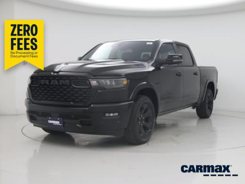 Black 2025 RAM 1500 Bighorn