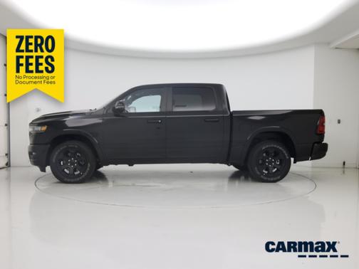Black 2025 RAM 1500 Bighorn