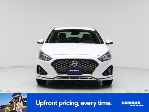 White 2019 Hyundai SONATA SEL